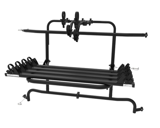 Fiamma Carry-Bike EuroCarry Fahrradträger für Renault Master ≥ 2010 inkl. Beleuchtungsleiste für 4 Räder
