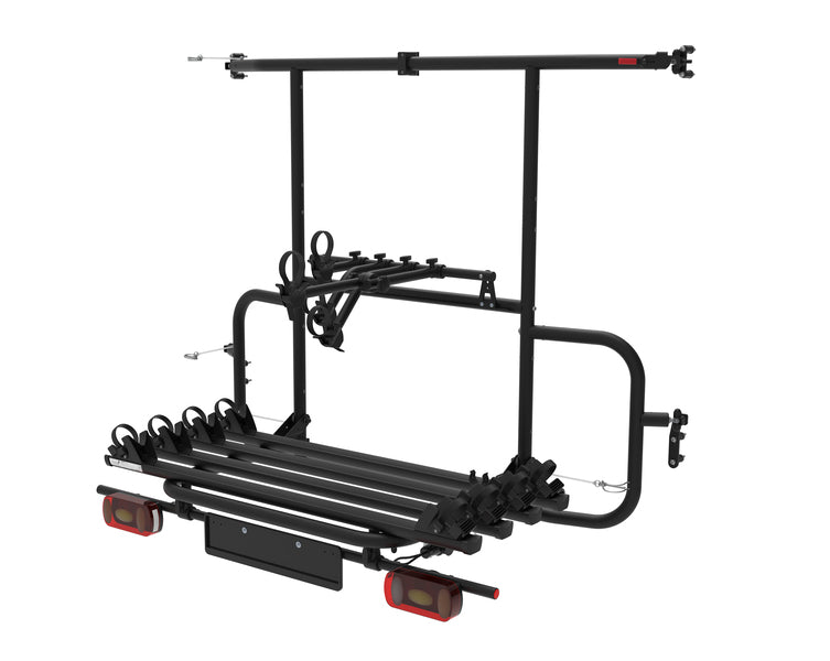 Fiamma Carry-Bike EuroCarry Universalträger Adventure Rack Praktischer Universalträger für viele Fahrzeugmodelle (für 4 Fahrräder)