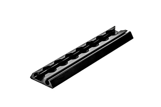 ZURR Zurrschiene flach 2000x44x11,3mm mit 8mm Keder, schwarz