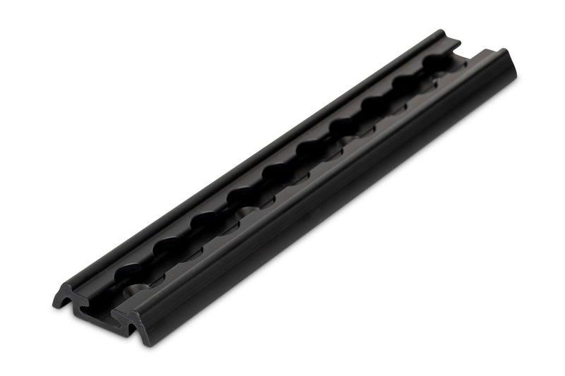 Zurrschiene exteri2000x50x14mm f.AuÃenmontage,schwarz ECE R26 inkl2Kap
