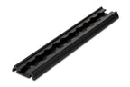 Zurrschiene exteri2000x50x14mm f.AuÃenmontage,schwarz ECE R26 inkl2Kap