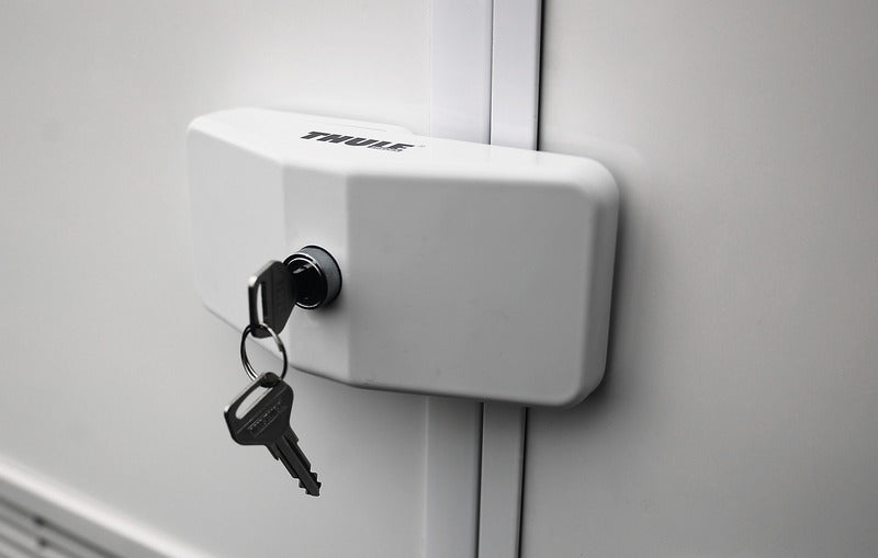 TÃ¼rsicherung Door Lock von Thule mit Wandverschraubung