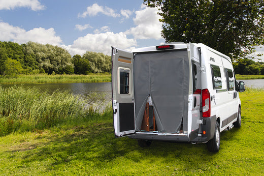 Hindermann Insektenschutzvorhang für Hecktür Fiat Ducato X250/290, Boxer, Jumper ab 07