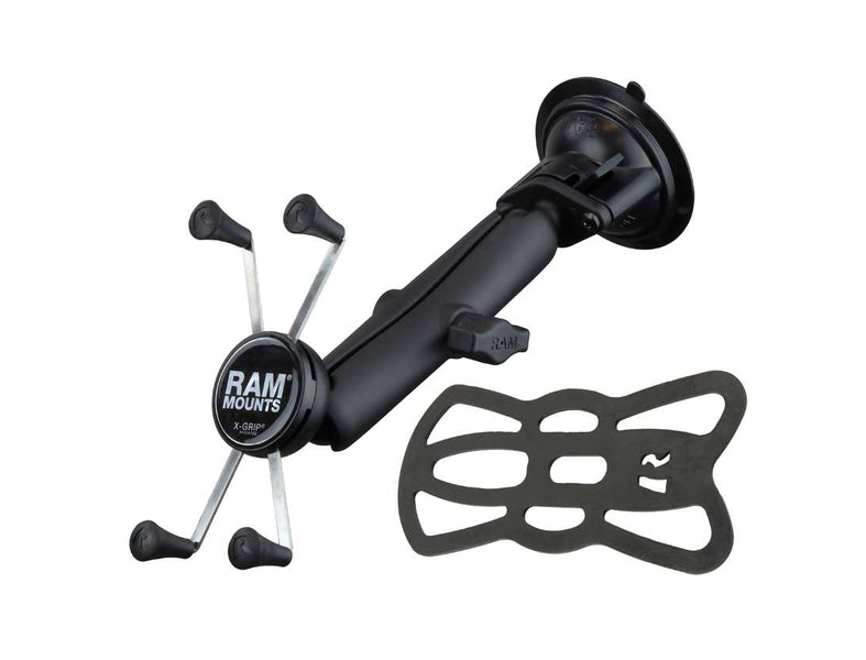 Universal Handyhalter, extra-langer Arm, Saugfußhalterung