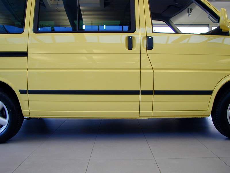 Rammschutzleiste VWT4 KR 6-teilig ab Bj. 3/96, schwarz