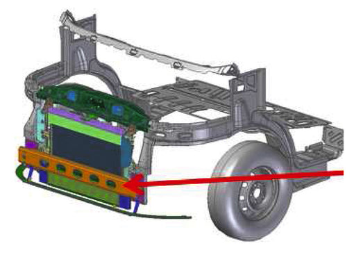 ANTEC Zusatzelement "Kurze Crashbox" für Fiat Ducato 2014