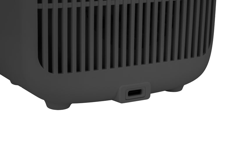 Ventilator Tischventilator mit Akku,  USB-Ladekabel,12,4x9x30 cm