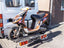Kupplungsträger für E-Bikes und kleine Motorroller mit Auffahrrampe