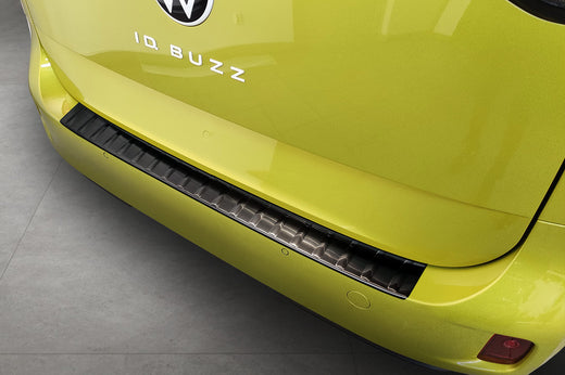 Ladekantenschutz für VW ID.Buzz, Edelstahl Mattschwarz
