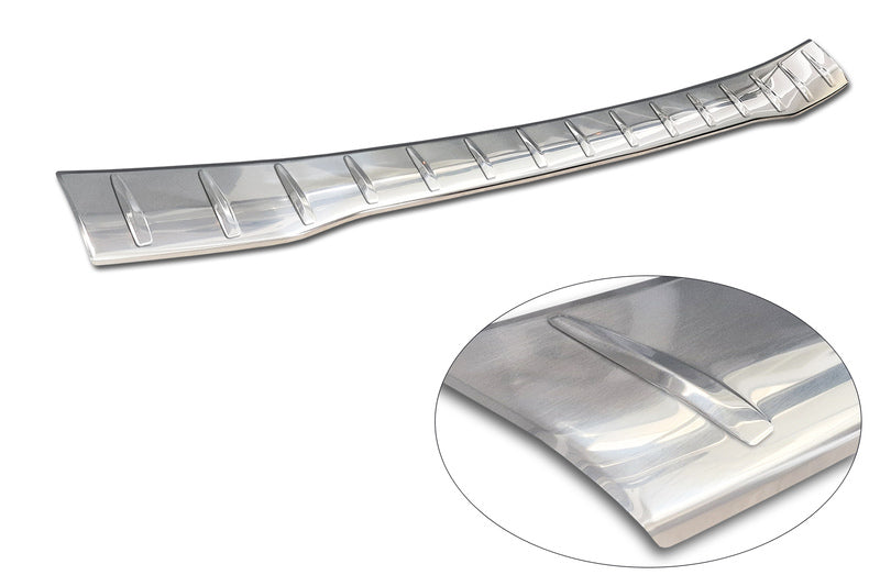 Ladekantenschutz aus Edelstahl, passgenau Ford V710/New Transp.silber