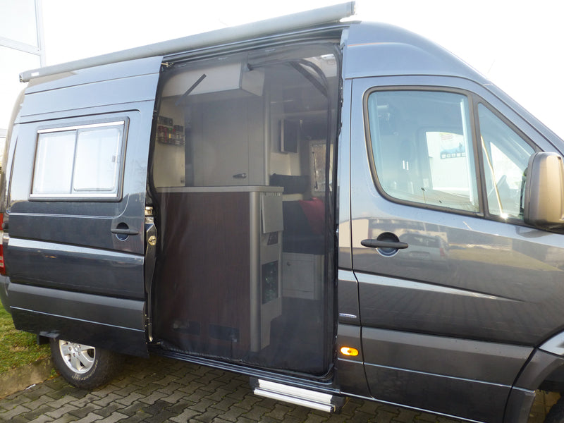 Moskitonetz für Hecktüren für MB Sprinter >2006, VW Crafter <2016