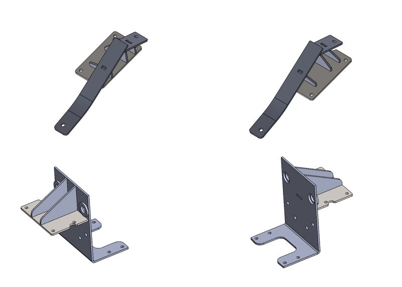 Carbest Adapter-Komplettset für Carbest Autolift - Für Mercedes-Benz Sprinter Frontantrieb ab 2020 mit Heck SLC Chassis
