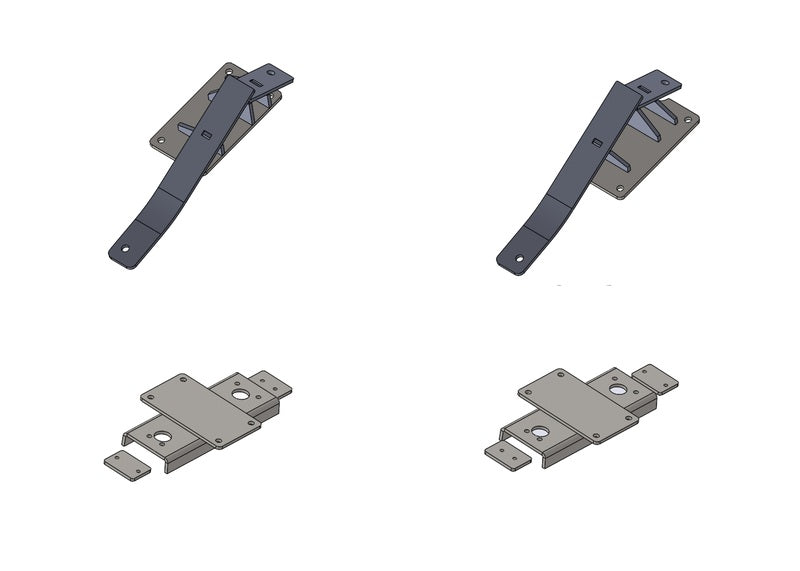 Carbest Adapter-Komplettset für Carbest Autolift - Für Mercedes-Benz Sprinter Frontantrieb ab 2020 Standard Chassis