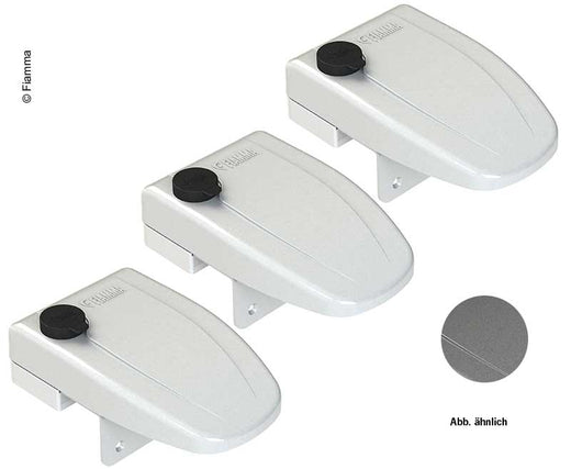 Fiamma Türsicherung Safe Door Frame, 3 Stück im Set grau
