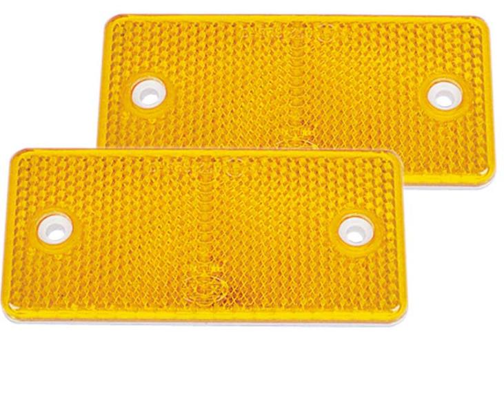 Hella Reflektor gelb - rechteckig 94 x 44 mm