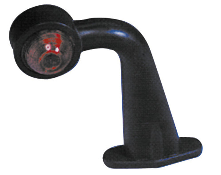 Hella Umrißleuchte rot/weiß mit Gummiarm 185mm