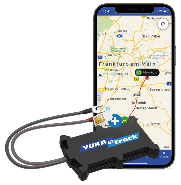 YUKAtrack easyWire GPS-Tracker inkl. SIM-Karte und App