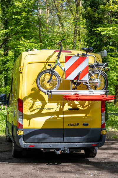 Alu-Wende-Warntafel für Italien und Spanien