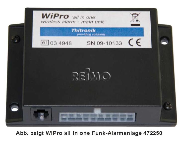 Thitronik Funk-Alarm WiPro "all in one" als vormontierter Einbaukit Für Iveco Daily ab 2006