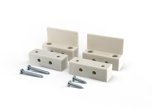 Thitronik Montageadapter für Funkkontakte 2er Set, weiß
