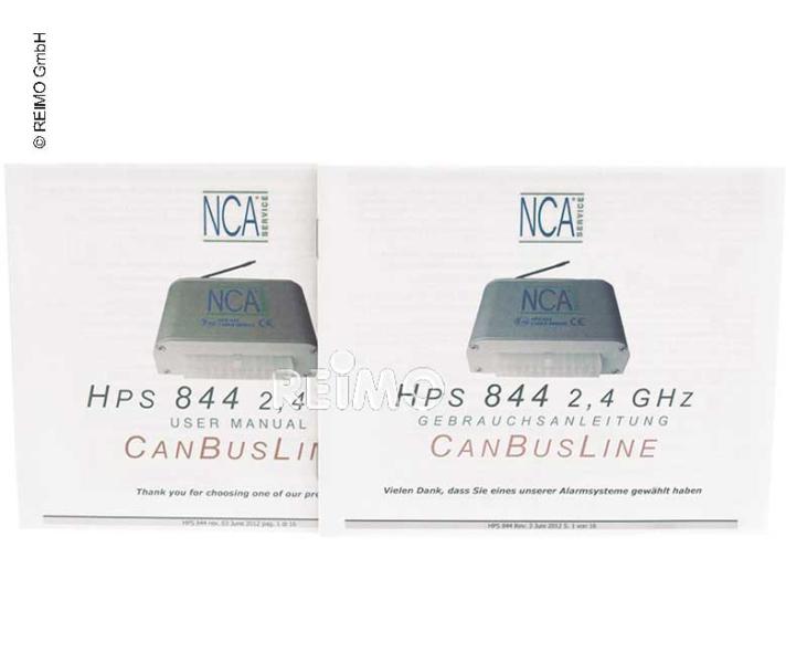 CNA - CAN-Bus Alarmsystem HPS 844 Fiat Ducato Starterkit
