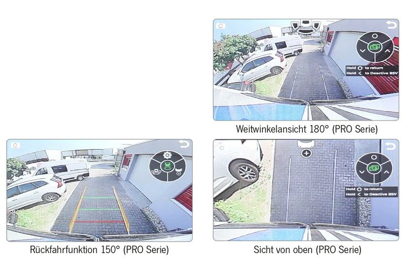DVN CW 930 Pro Bremslicht-Rückfahrkamera universal