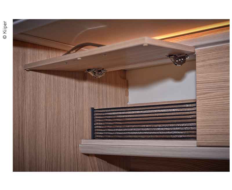 KIIPER-Mini Ablagenetz Set 3, fÃ¼r 200mm Einbaubreite, schwarz liniert
