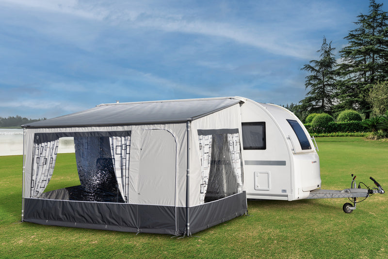 Markisenvorzelt für Thule 1200 - Breite 350cm, Front + Seitenwände
