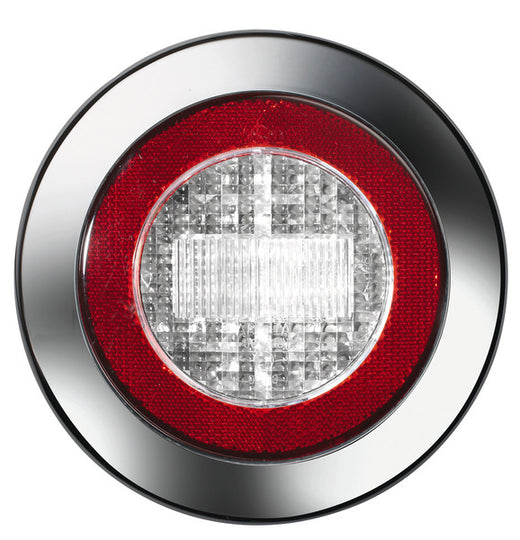 Jokon LED-Rückfahrleuchte mit Rückstrahler 12V 3W klar IP67, 500 mm Kabel
