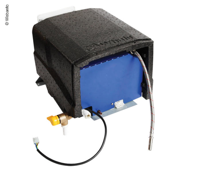 Webasto Hybrid Heizung bestehend aus Warmwasserboiler und Heizung