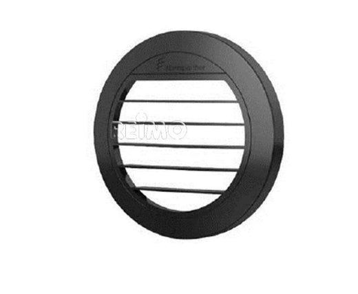 EBERS Ausströmer flach 0° für Standheizung Airtronic D2, Ø50/60mm, schwarz
