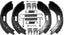 MOOG Bremsbacken- Set inkl. Flanschmutter - BPW S2005-7RASK