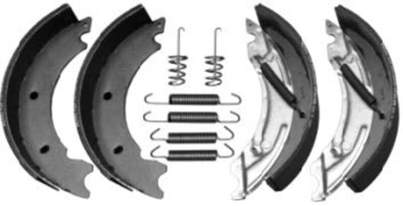 MOOG Bremsbacken- Set inkl. Flanschmutter - KNOTT 200 x 50 mm