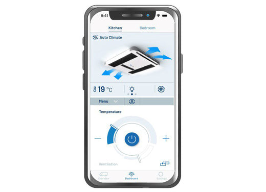 Breezonic Slim HP mit 1700 W - Schwarz