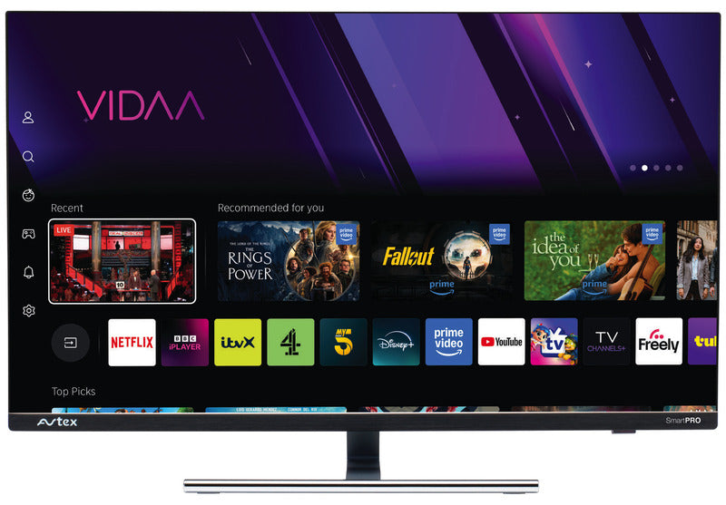 Rahmenloser Avtex Full HD Smart-TV mit VIDAA Betriebssystem - 27"