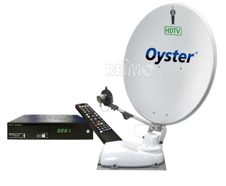 Ten Haaft Sat-Anlage OYSTER 85 CI HDTV inkl.HD-Receiver mit Skew Single-LNB