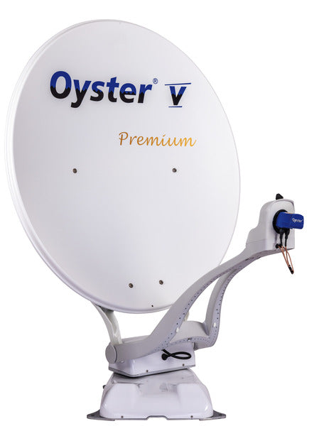 Ten Haaft Oyster V85 Premium Twin Sat-Anlage, weiß