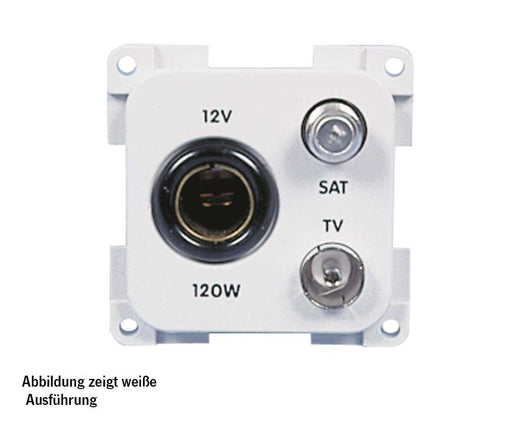 INPRO TV+Sat Steckdose 12Vgr.
