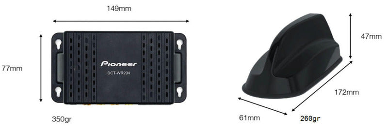 Pioneer Router WR204 inkl. Antenne