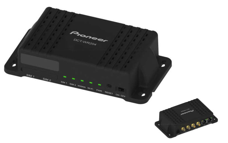 Pioneer Router f. Internet und Wifi, DCT-WR204-SH, inkl.Flossenantenne