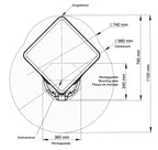 Sat Flachantenne Caro Vision ohne Receiver