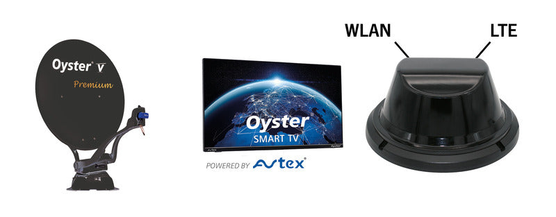 THAAF Ten Haaft Oyster Multimedia Paket Pro, V85 Premium Twin Skew + Smart TV24" + Access