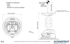SCANS ROKK - Basis mit Saugnapf für haltesystem