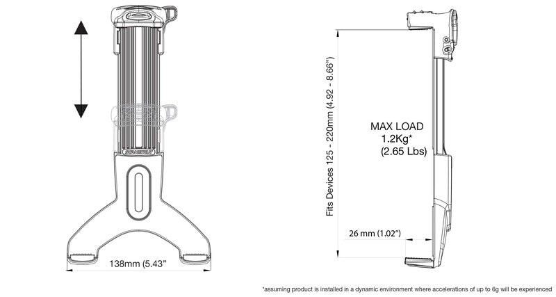 SCANS ROKK - Halter für Tablet