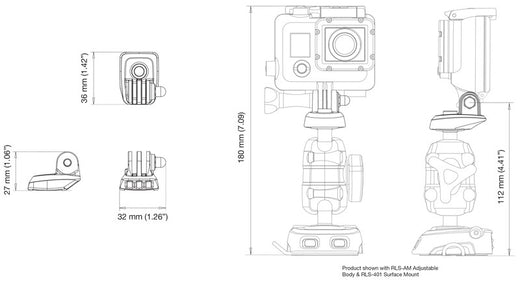 SCANS ROKK - Halter für GoPro, Garmin
