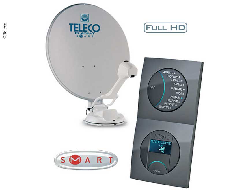 Teleco FlatSat Easy Smart 65 automatische Sat-Anlage Wohnmobil Teleco