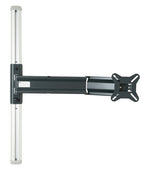 TV-Halter Wandhalter silber/schwarz, m. Höhenverstellung bis7kg
