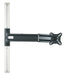 TV-Halter Wandhalter silber/schwarz, m. Höhenverstellung bis7kg