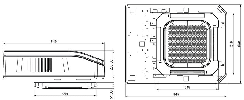Klimaanlage SR-MECair E-Motion 3300 INV schwarz