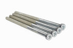 Zylinder-Schrauben M6x120 4Stk für Adapterrahmen Dachkimaanlage Typ II